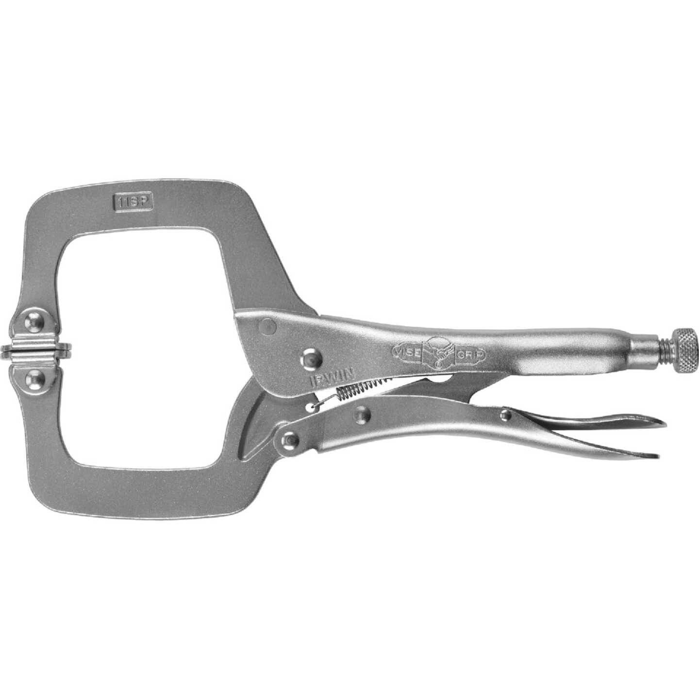 Irwin Vise-Grip 11 In. Locking C-Clamp with Swivel Jaws Image 1