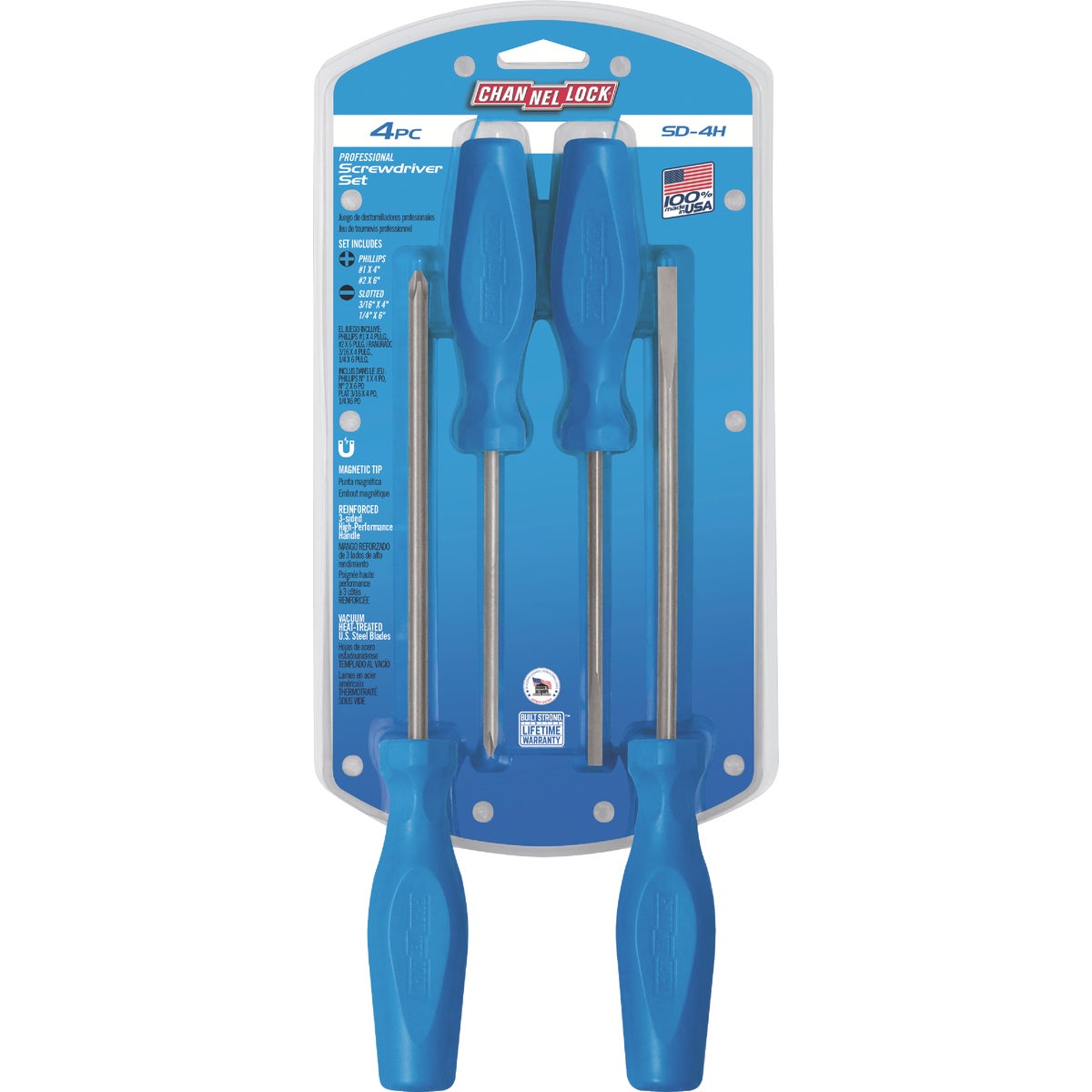 Channellock Standard Screwdriver Set (4-Piece) Image 3