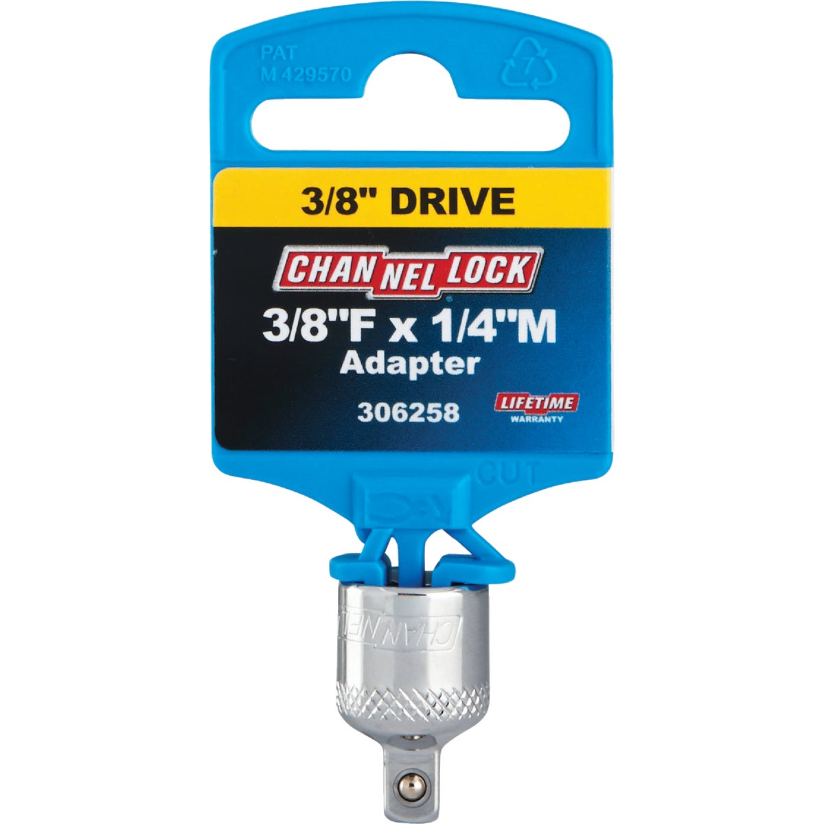 Channellock 3/8 In. F x 1/4 In. M Socket Adapter Image 2