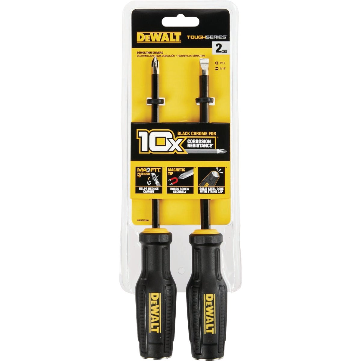 DeWalt Demolition Combination Screwdriver Set (2-Piece) Image 4