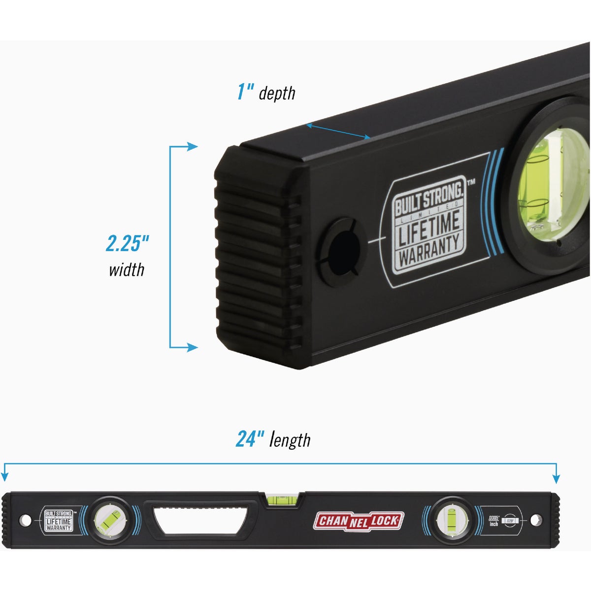 Channellock 24 In. Box Beam Level Image 2