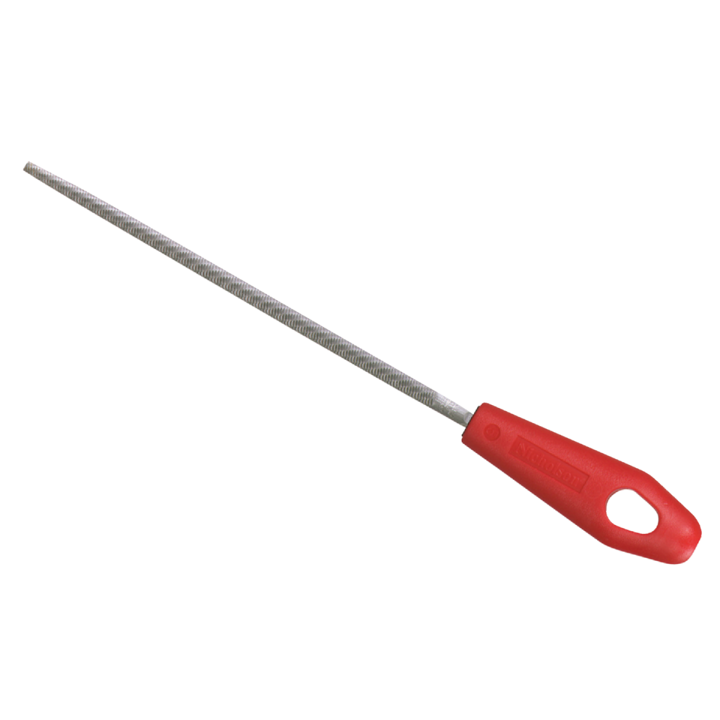 Nicholson 8 In. Round Bastard Handled File Image 1