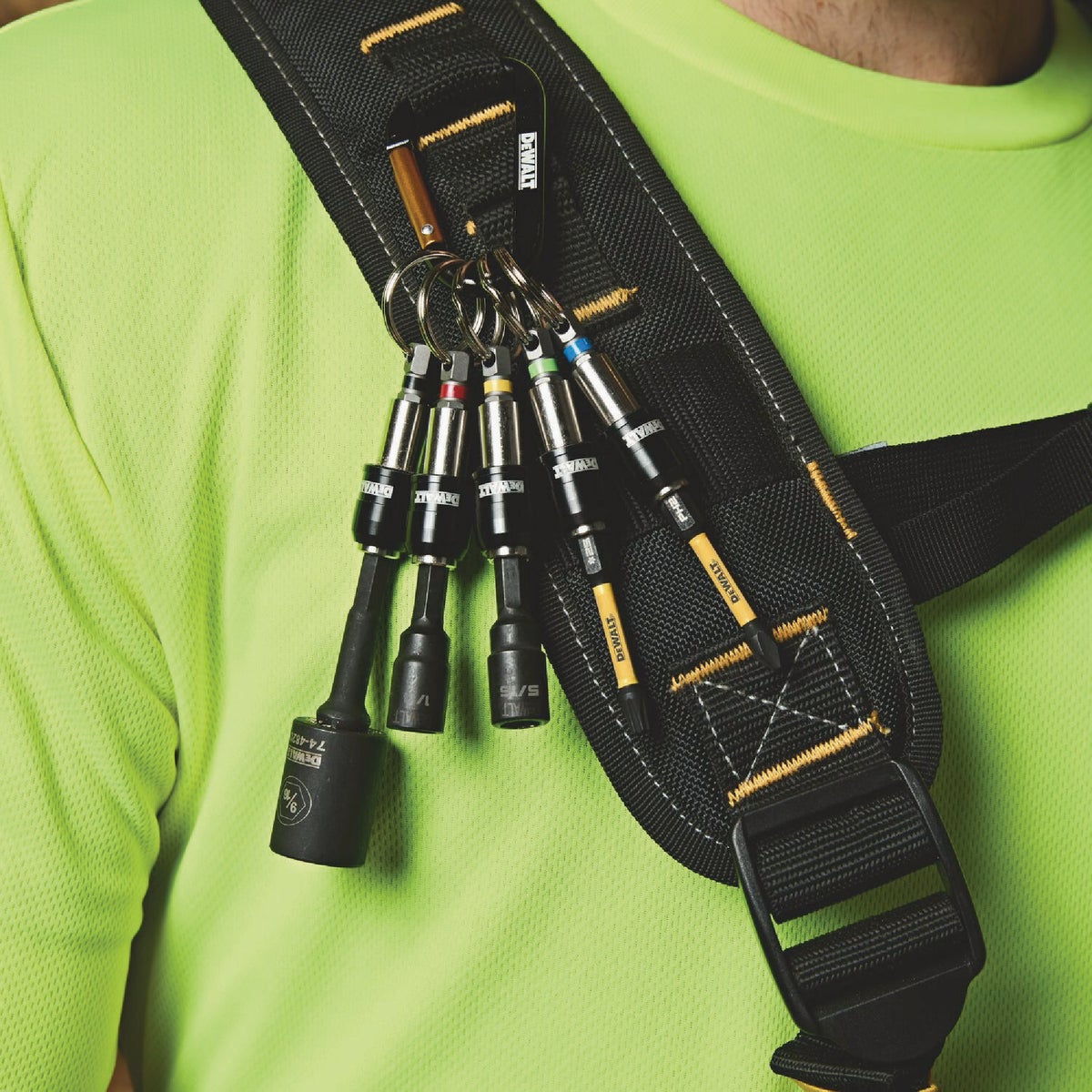 DEWALT Screwdriver Bit Holder Set with Carabiner (5-Piece) Image 3