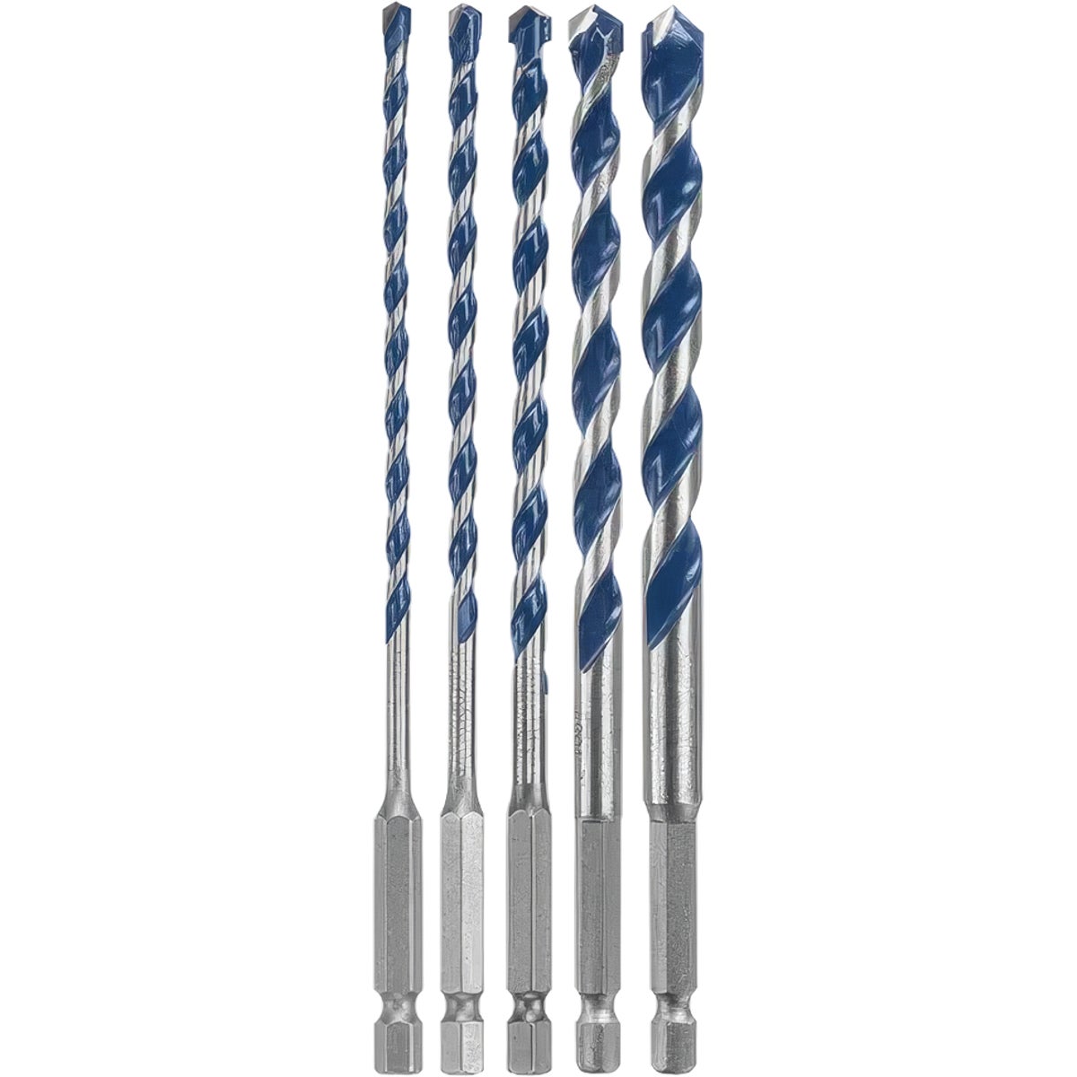 Bosch BlueGranite Turbo Carbide Hammer Drill Bit Set (5-Piece) Image 1