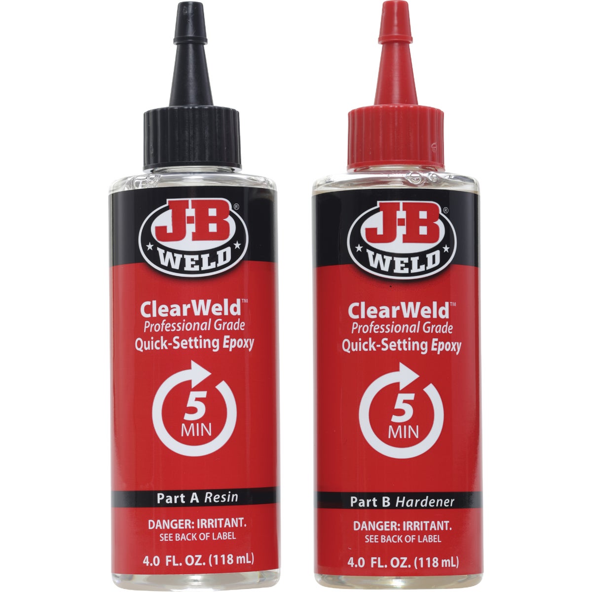 J-B Weld (2) 4 Oz. ClearWeld Pro Epoxy Image 2