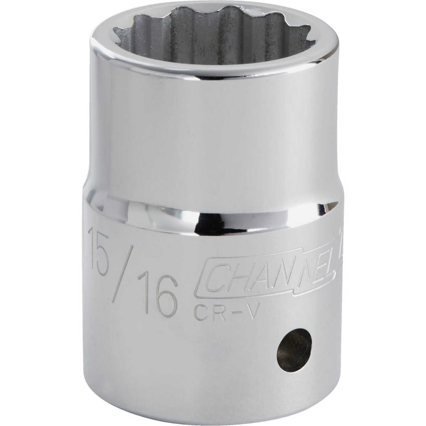 Channellock 3/4 In. Drive 15/16 In. 12-Point Shallow Standard Socket Image 1