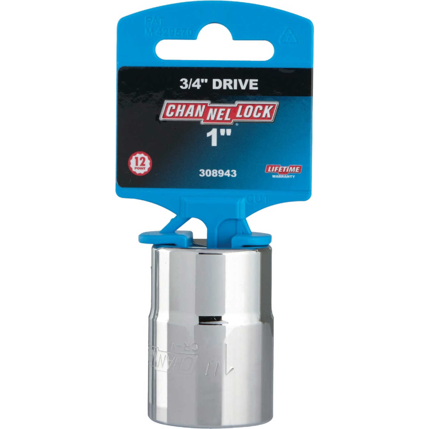 Channellock 3/4 In. Drive 1 In. 12-Point Shallow Standard Socket Image 2