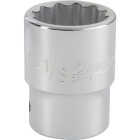 Channellock 3/4 In. Drive 1-1/8 In. 12-Point Shallow Standard Socket Image 1