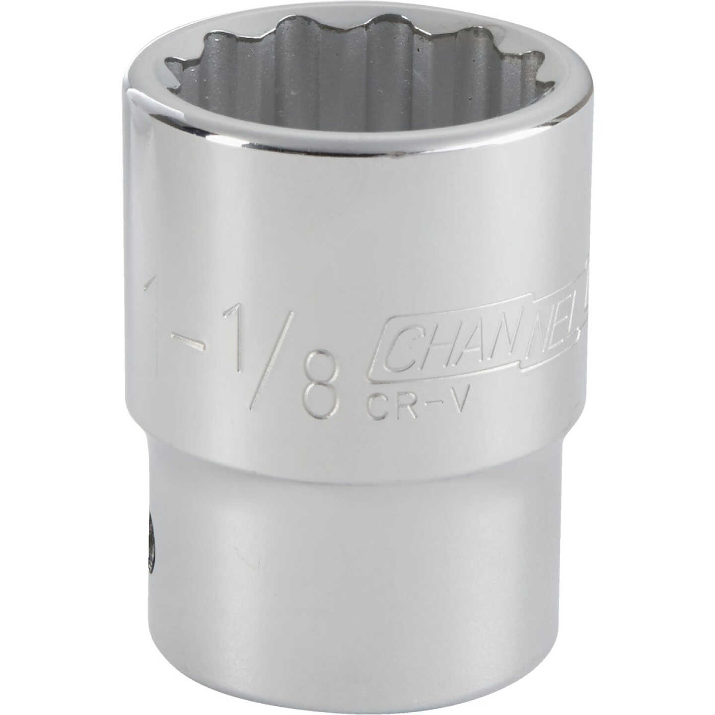 Channellock 3/4 In. Drive 1-1/8 In. 12-Point Shallow Standard Socket Image 1