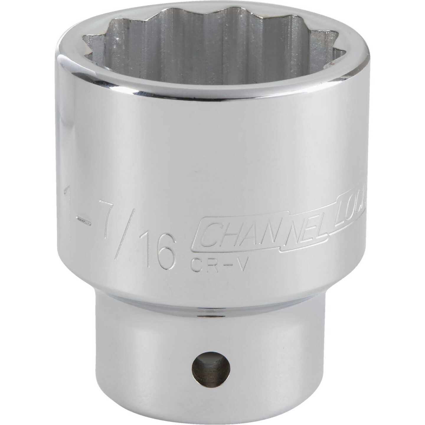 Channellock 3/4 In. Drive 1-7/16 In. 12-Point Shallow Standard Socket Image 1