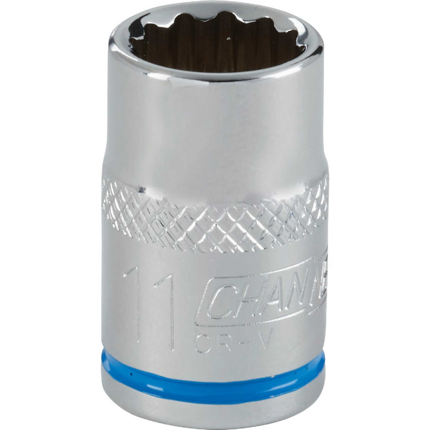 Channellock 3/8 In. Drive 11 mm 12-Point Shallow Metric Socket Image 1