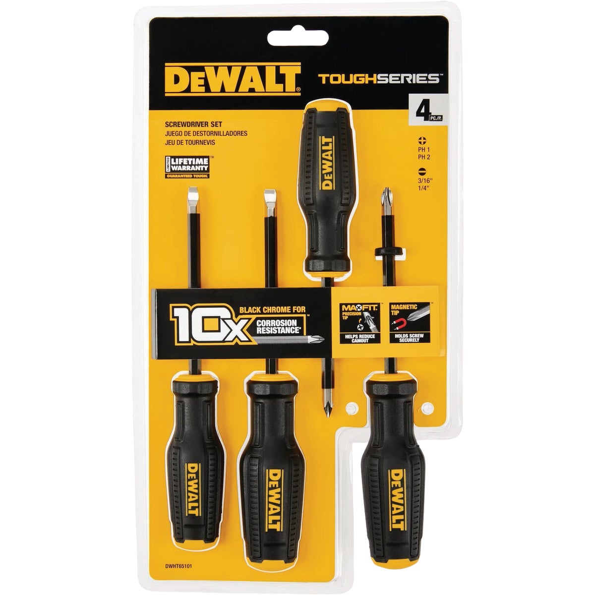 DeWalt MAXFIT Screwdriver Set (4-Piece) Image 3