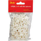 Do it 1/4 In. White Soft Tile Spacers (100-Pack) Image 1