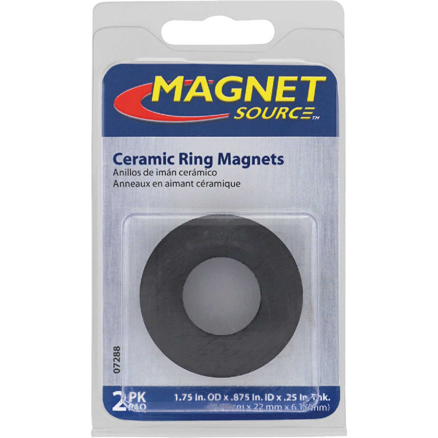 MagnetSource 1-3/4 In. Ceramic Magnet Ring (2-Pack) Image 3