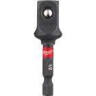 Milwaukee SHOCKWAVE 1/4 In. Hex to 1/2 In. Socket Adapter (10-Pack Bulk) Image 1