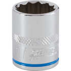 Channellock 3/8 In. Drive 17 mm 12-Point Shallow Metric Socket Image 1