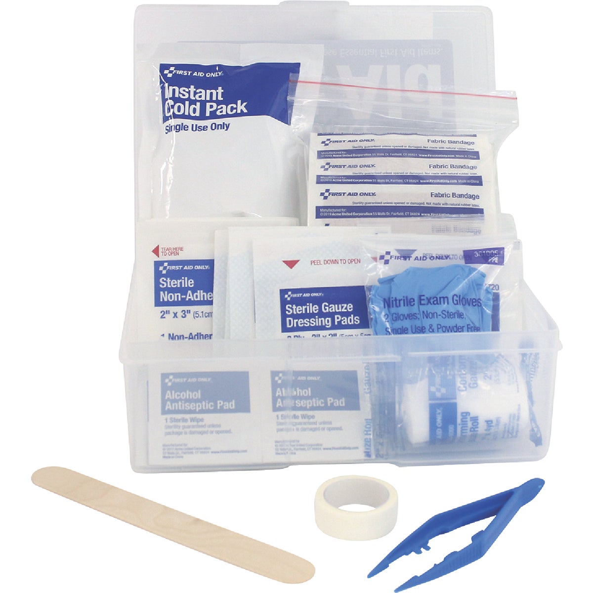 First Aid Only First Aid Kit with Plastic Case (175-Piece) Image 1