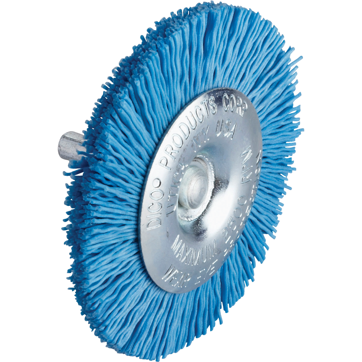 Dico Nyalox 3 In. Blue Fine Drill-Mounted Brush