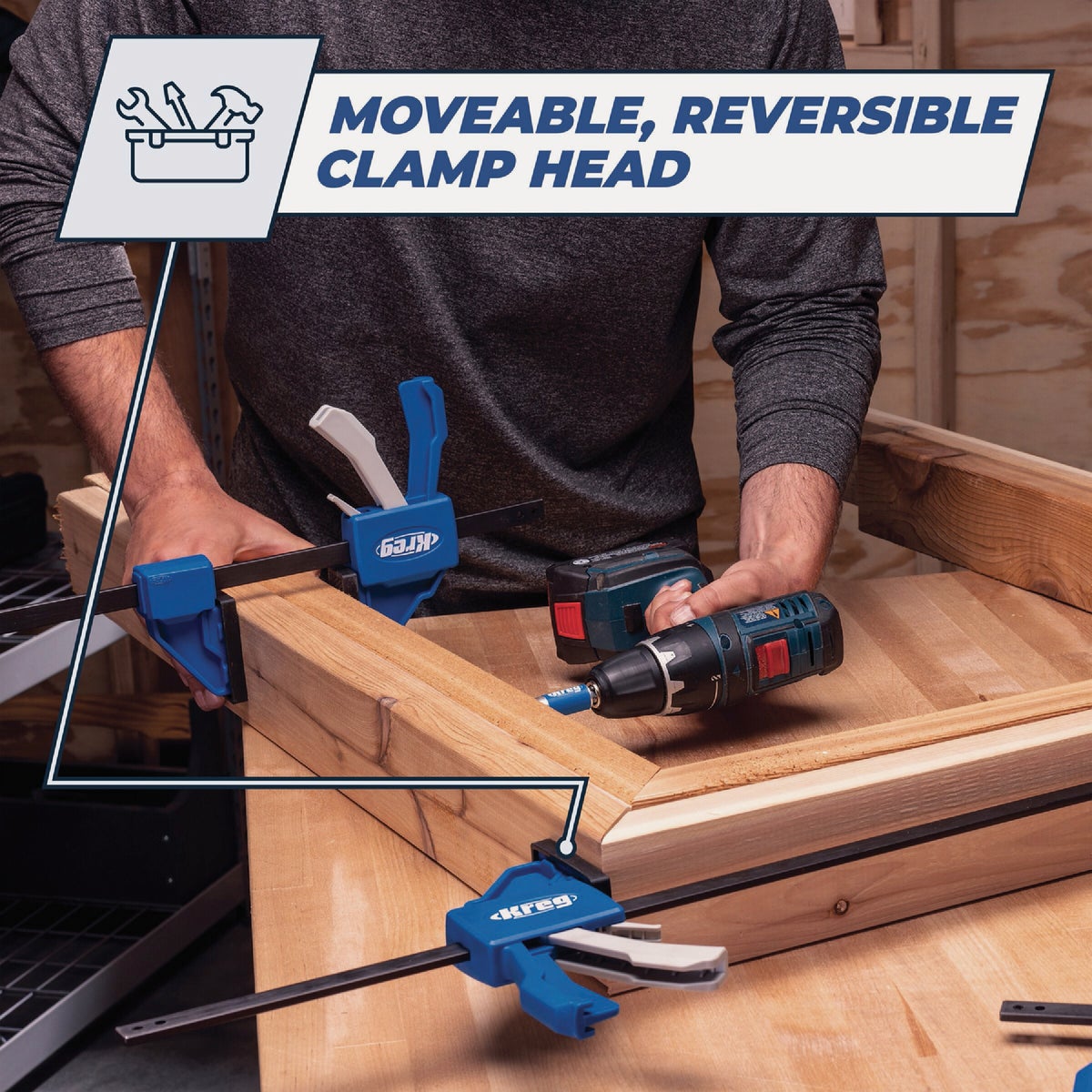 Kreg VersaGrip 6 In. Bar Clamp Image 6