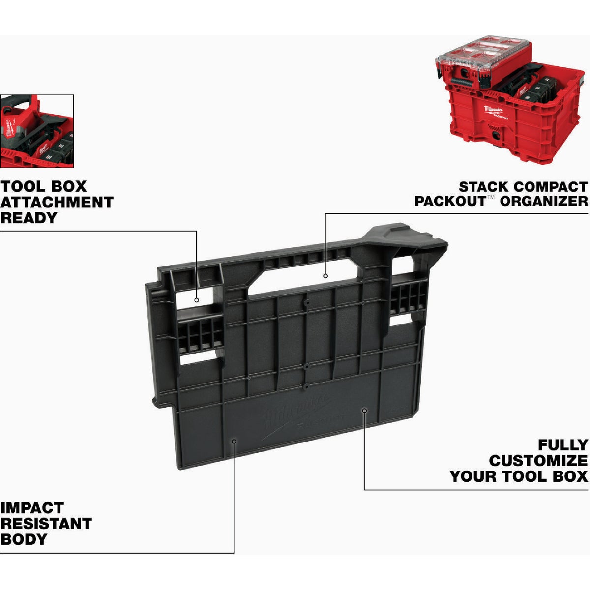 Milwaukee Divider for PACKOUT Crate Image 3