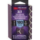 3M Pro Grade Precision 2.5 In. x 4.5 In. x 1 In. 180 Grit Medium 3-in-1 Sanding Sponge Image 1