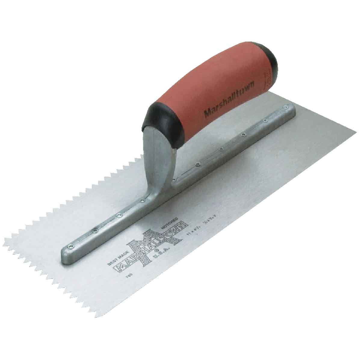 Marshalltown 3/16 In. V-Notched Trowel with DuraSoft Handle