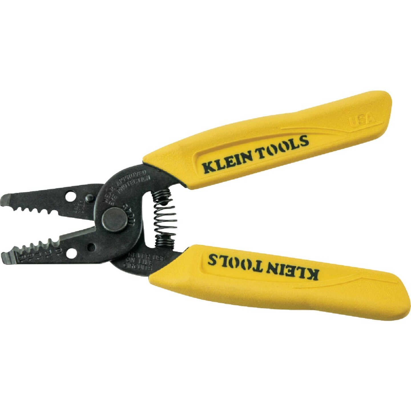 Klein 6 In. 10 AWG to 18 AWG Solid Wire Stripper Image 1