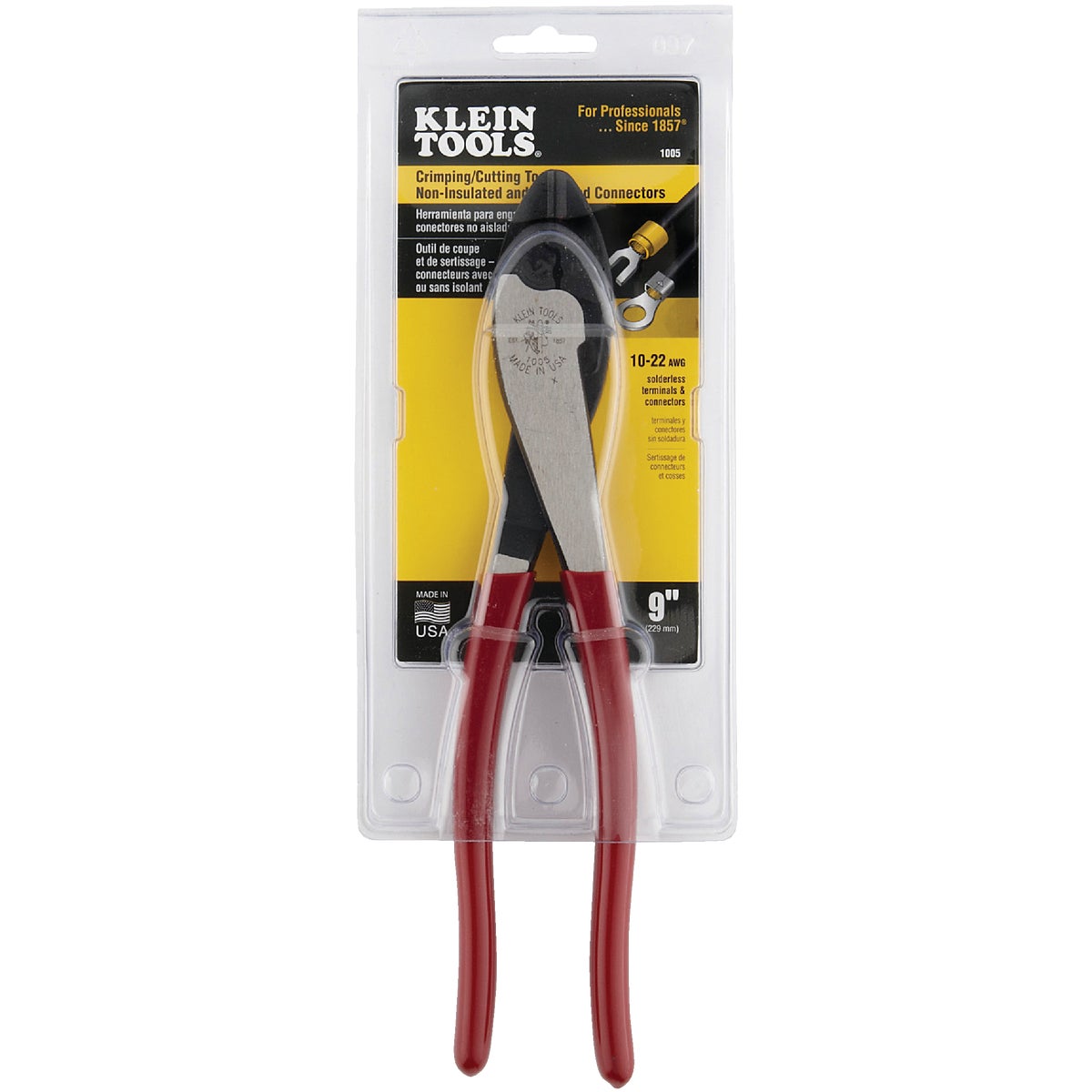 Klein 9-3/4 In. Steel Crimping Tool Image 5