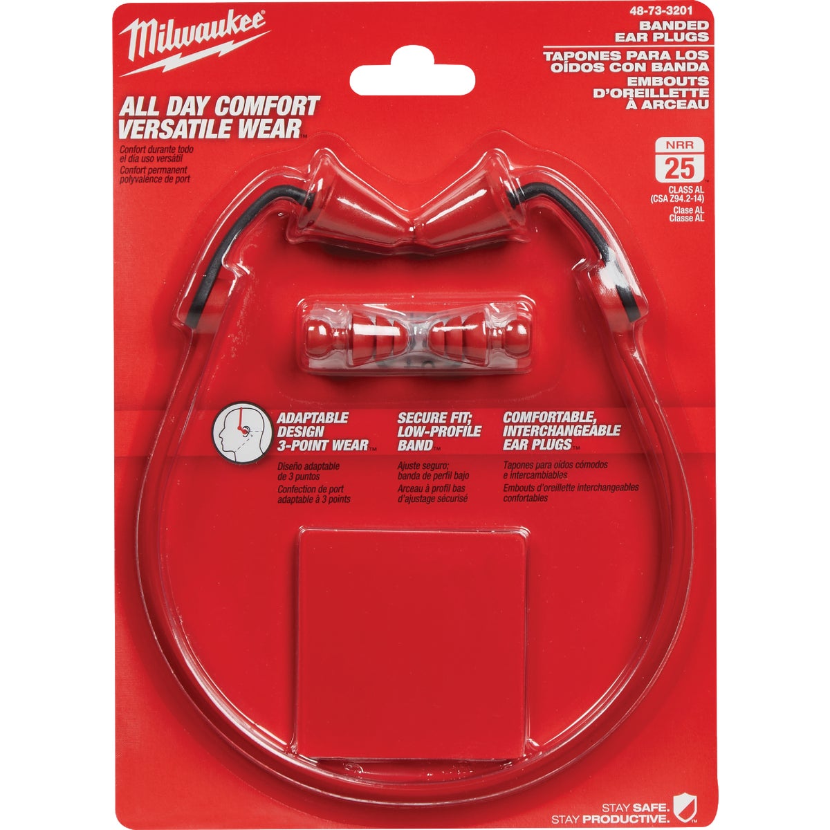 Milwaukee Banded NRR 25dB Ear Plugs Image 4