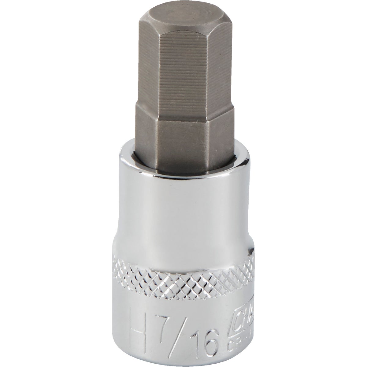 Channellock 3/8 In. Drive 7/16 In. 6-Point Standard Hex Bit Socket Image 1