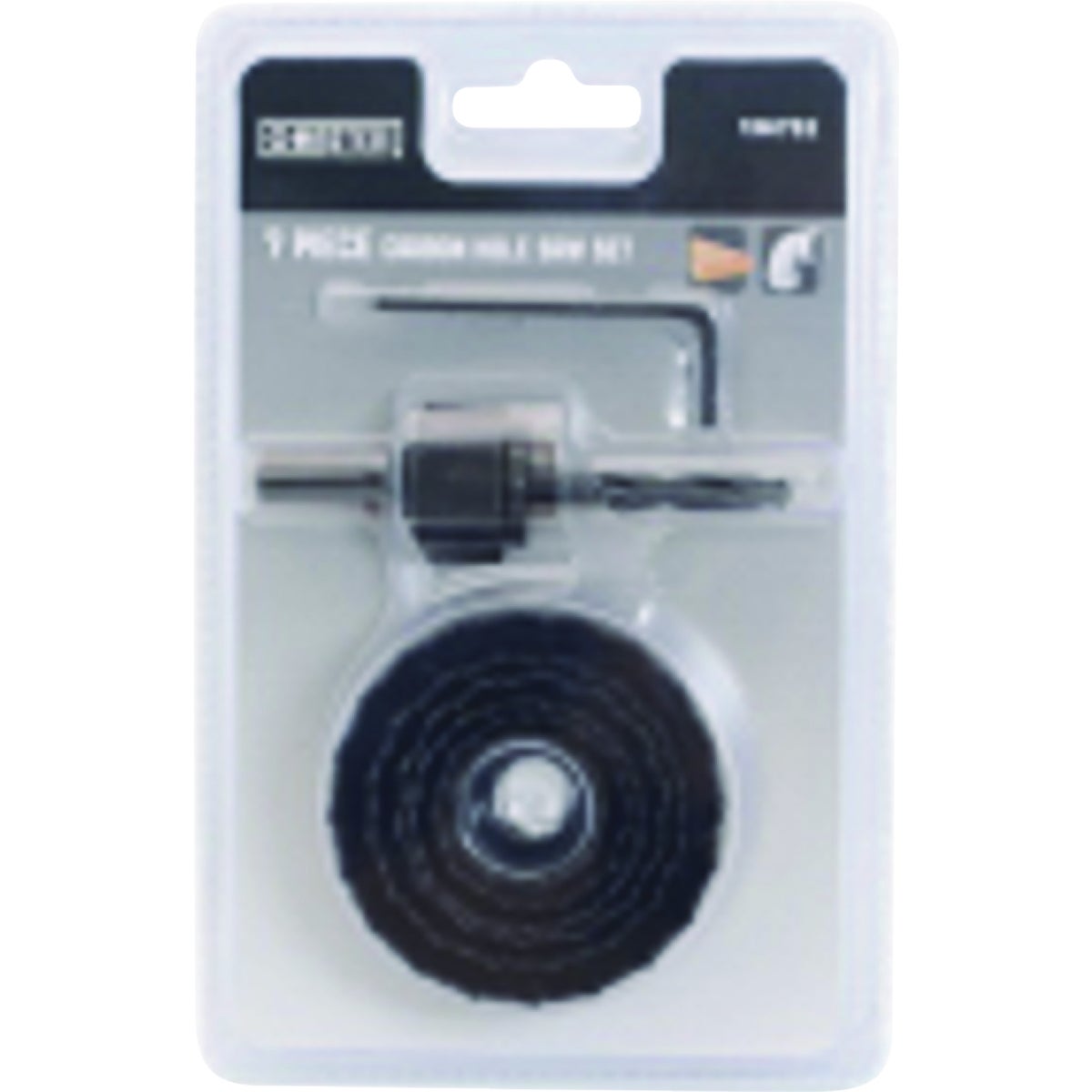 Master Mechanic Carbon Hole Saw Set (7-Piece)