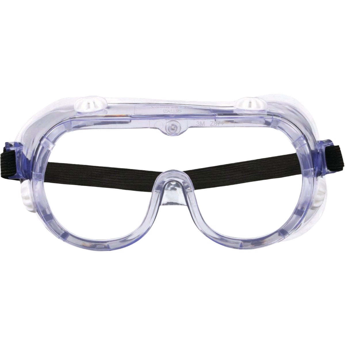3M Clear Frame Chemical Splash Safety Goggles with Clear Lenses Image 4