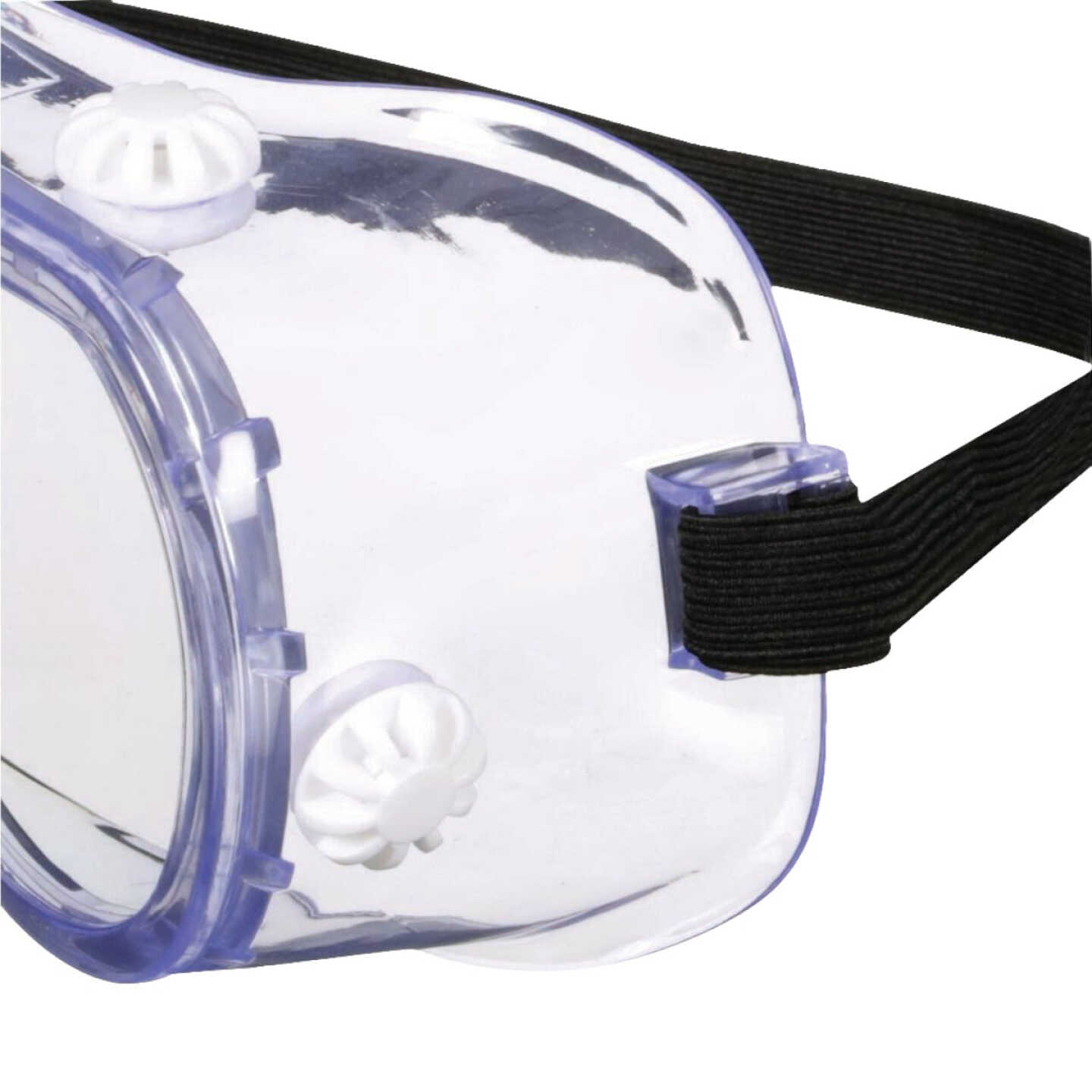 3M Clear Frame Chemical Splash Safety Goggles with Clear Lenses Image 3