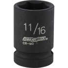 Channellock 1/2 In. Drive 11/16 In. 6-Point Shallow Standard Impact Socket Image 1