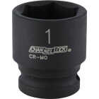 Channellock 1/2 In. Drive 1 In. 6-Point Shallow Standard Impact Socket Image 1