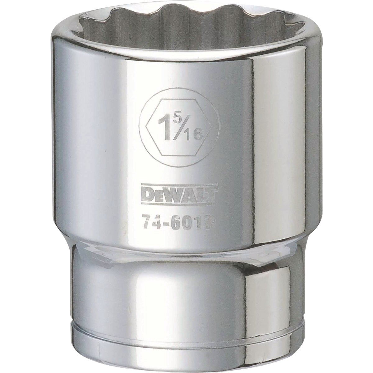 DEWALT 3/4 In. Drive 1-5/16 In. 12-Point Deep Standard Socket Image 1
