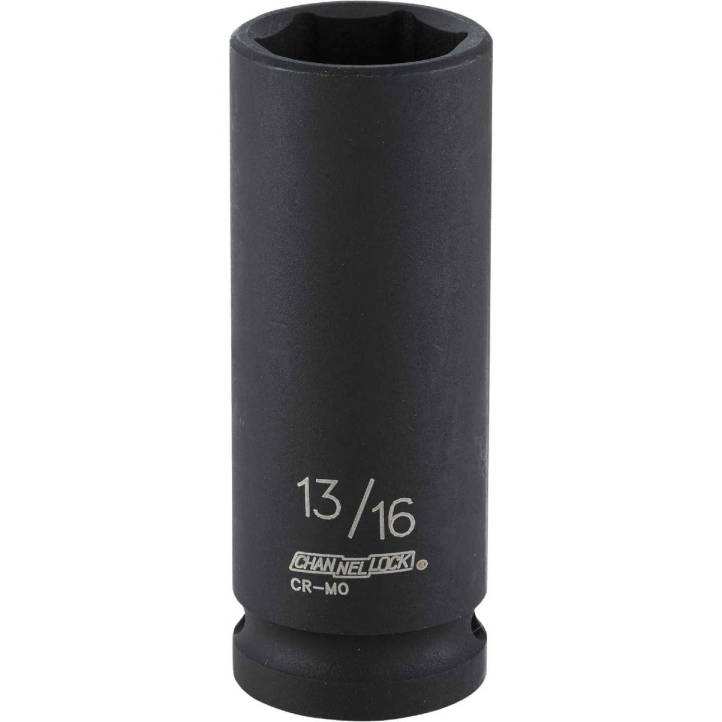 Channellock 1/2 In. Drive 13/16 In. 6-Point Deep Standard Impact Socket Image 1
