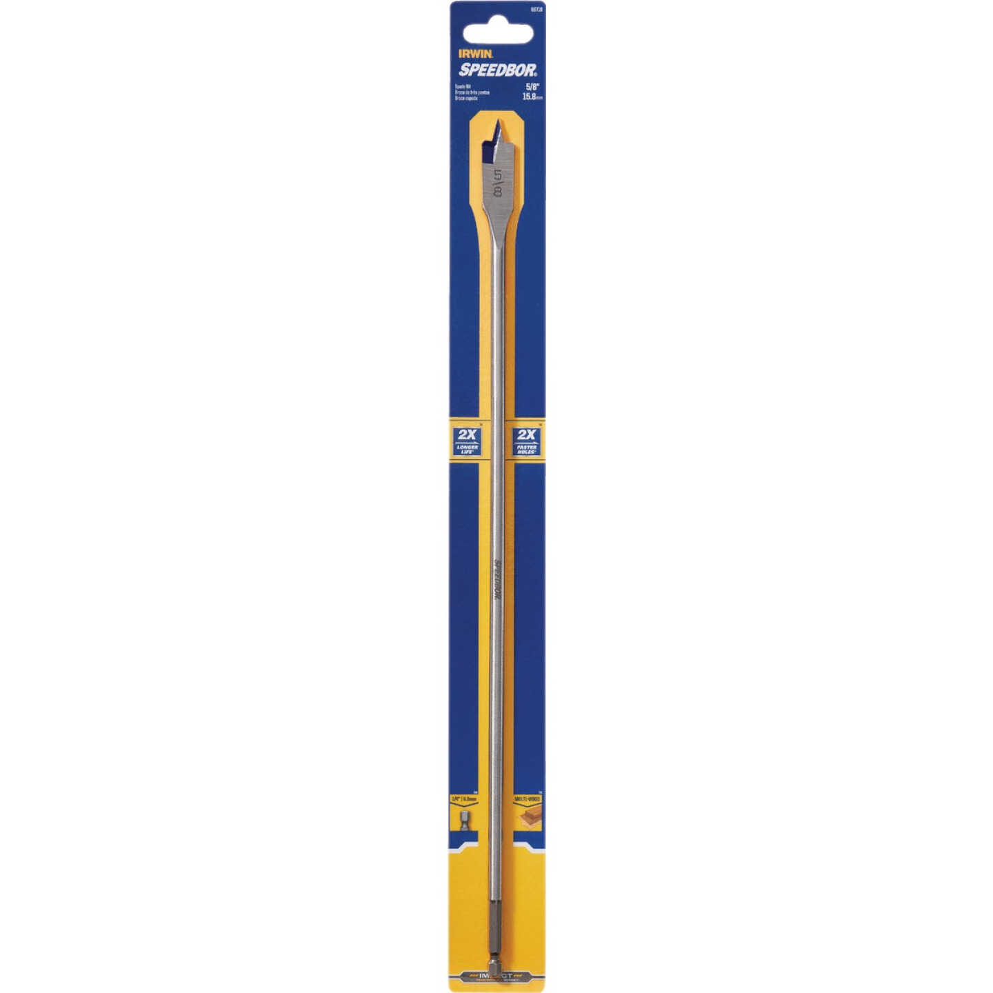 Irwin Speedbor 5/8 In. x 16 In. Spade Bit Image 2