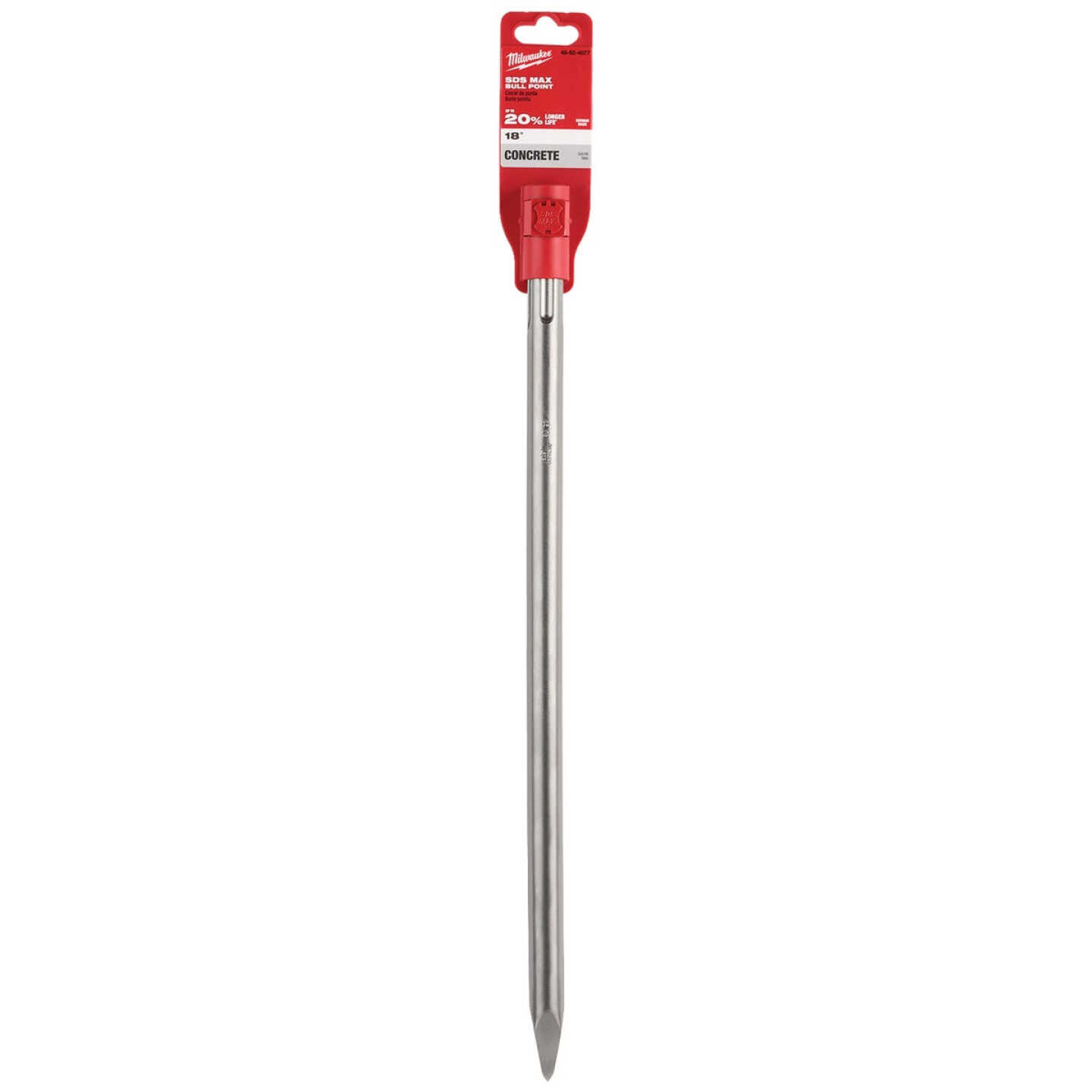 Milwaukee SDS Max 18 In. Bull Point Chisel Image 1