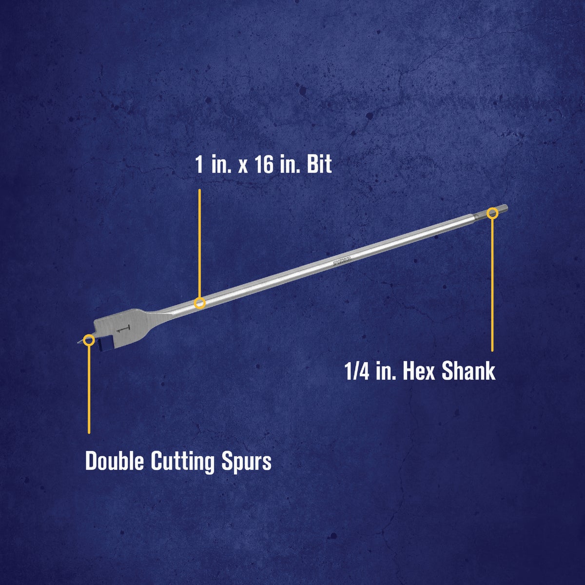 Irwin Speedbor 1 In. x 16 In. Spade Bit Image 2