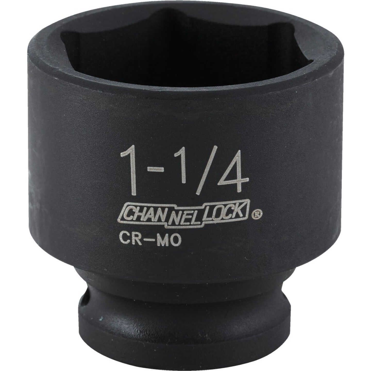 Channellock 1/2 In. Drive 1-1/4 In. 6-Point Shallow Standard Impact Socket Image 1