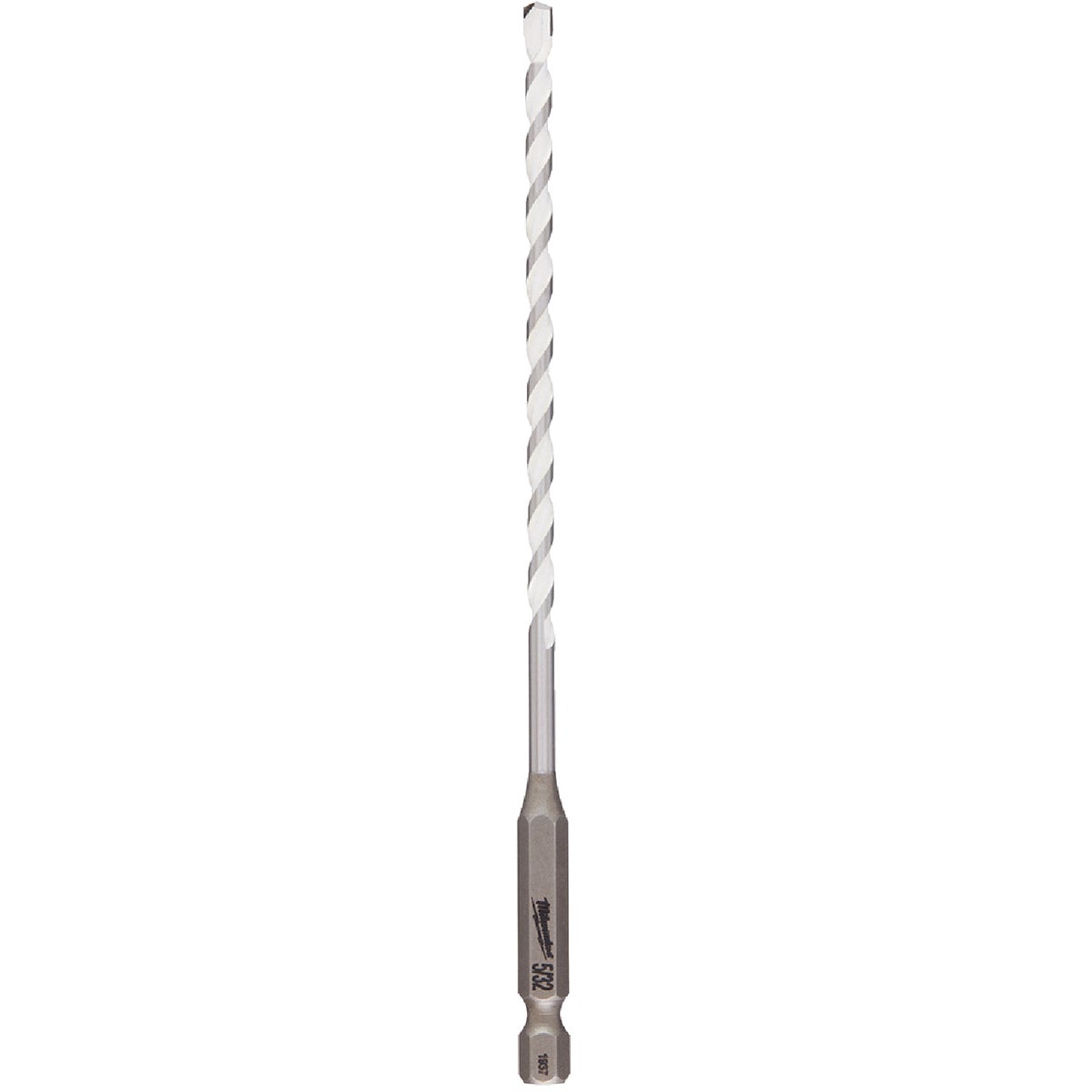 Milwaukee SHOCKWAVE 5/32 In. x 6 In. Impact Duty Carbide Multi-Material Hex Shank Drill Bit Image 1