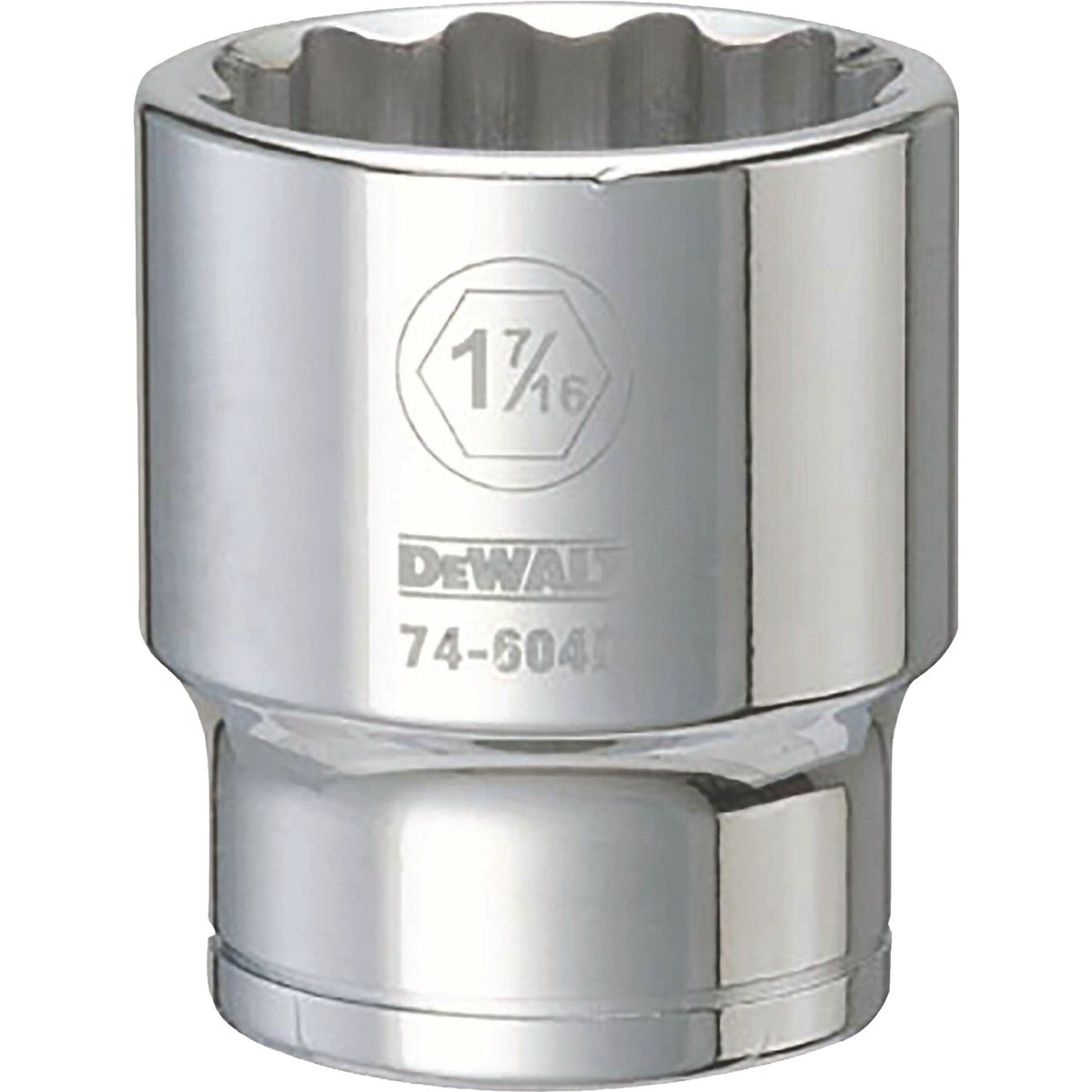 DEWALT 3/4 In. Drive 1-7/16 In. 12-Point Deep Standard Socket Image 1