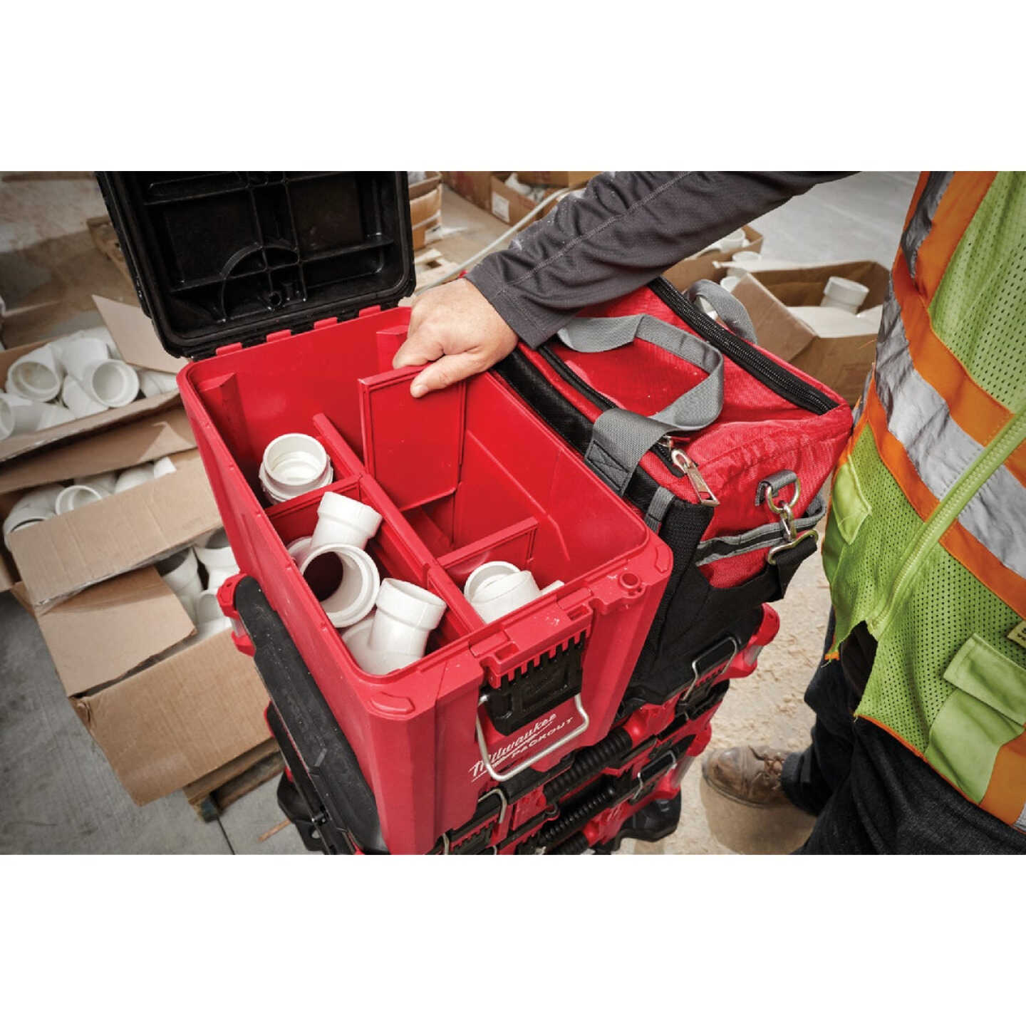Milwaukee PACKOUT 10 In. Compact Toolbox, 75 Lb. Capacity Image 3