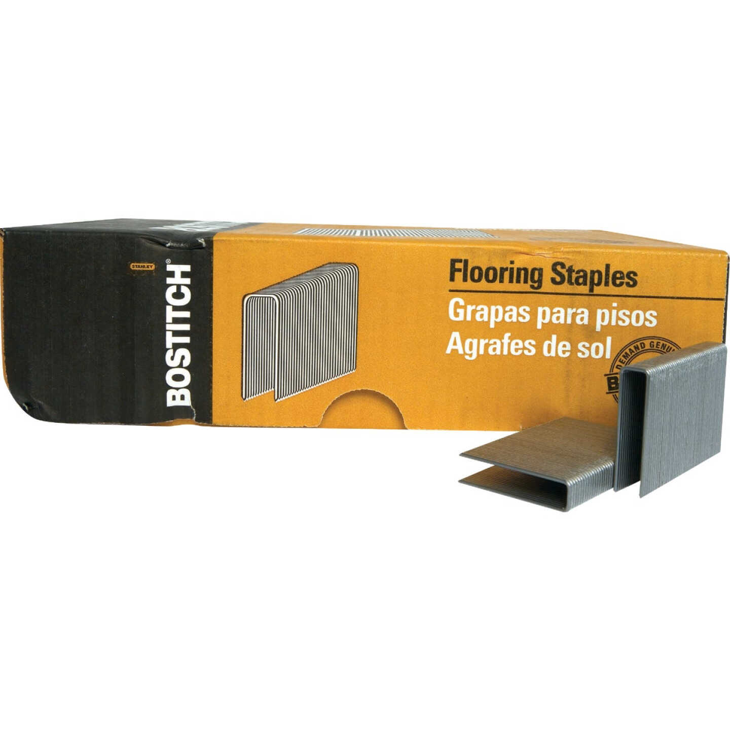 Bostitch 15-1/2-Gauge Galvanized Hardwood Collated Flooring Staple, 1/2 In. x 2 In. (1000 Ct.) Image 1