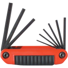 Eklind Medium Handle Ergo-Fold Hex Key Set, 9-Piece Image 1