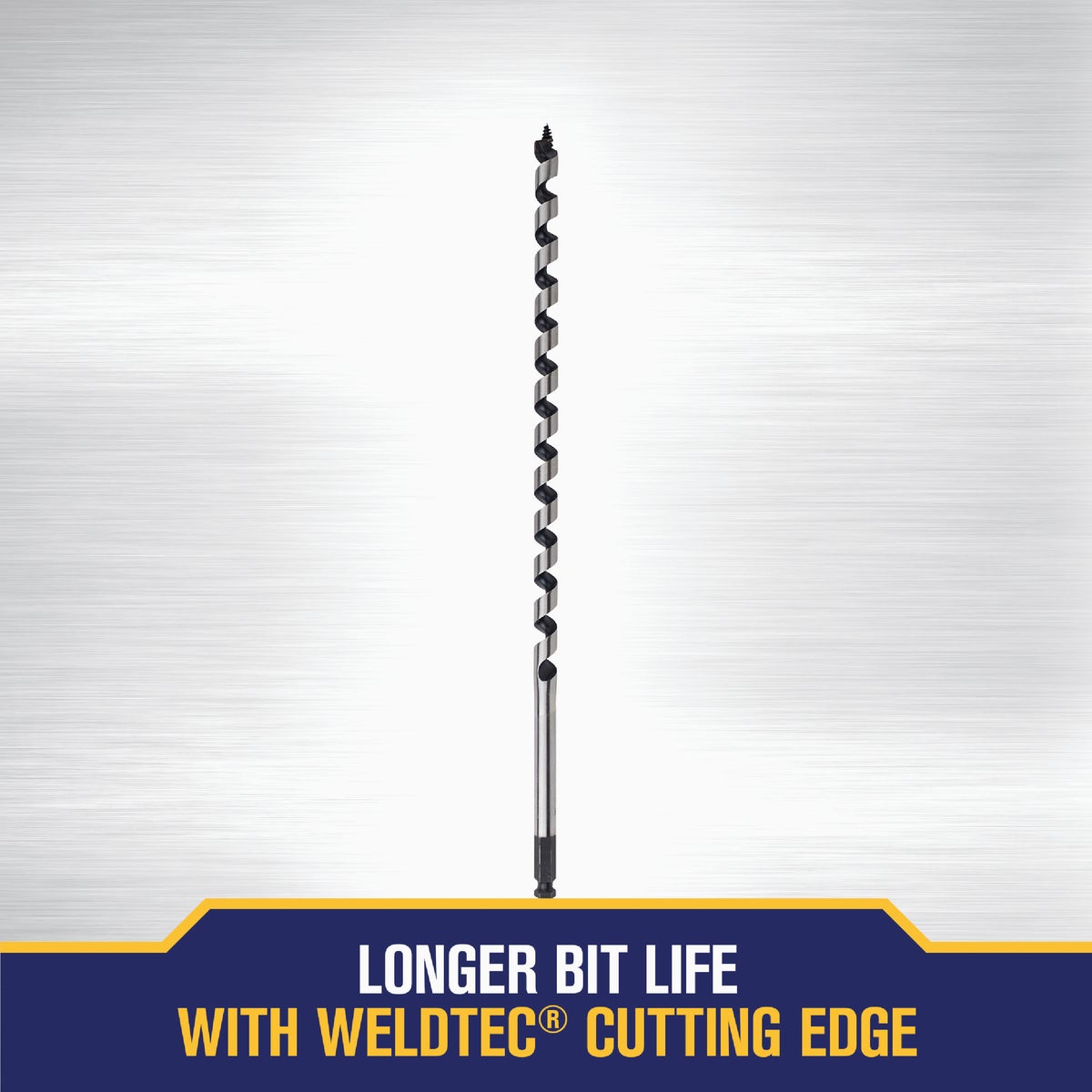 Irwin WeldTec 9/16 In. x 17 In. Quick Change Ship Auger Bit Image 3