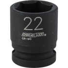 Channellock 1/2 In. Drive 22 mm 6-Point Shallow Metric Impact Socket Image 1