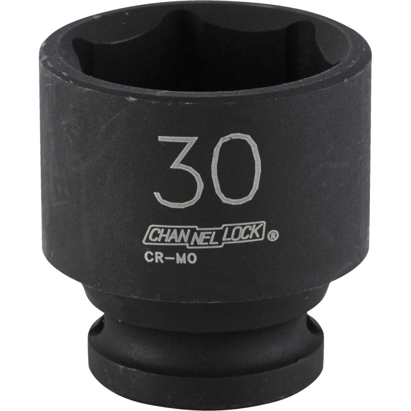 Channellock 1/2 In. Drive 30 mm 6-Point Shallow Metric Impact Socket Image 1
