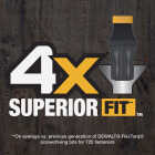 DEWALT FlexTorq 1 In. T25 TORX Impact Screwdriver Bit (3-Pack) Image 3